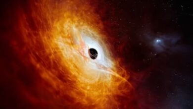 اكتشاف الثقب الأسود الجائع يلتهم كوكب كل يوم (فيديو وصور)